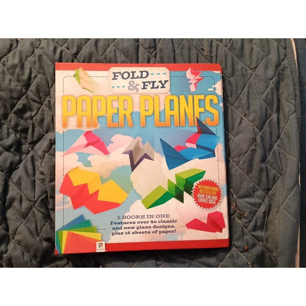 Fold and Fly Paper Planes - Hardcover By Hinkler - New